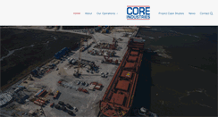 Desktop Screenshot of coreindustries.com