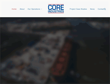 Tablet Screenshot of coreindustries.com